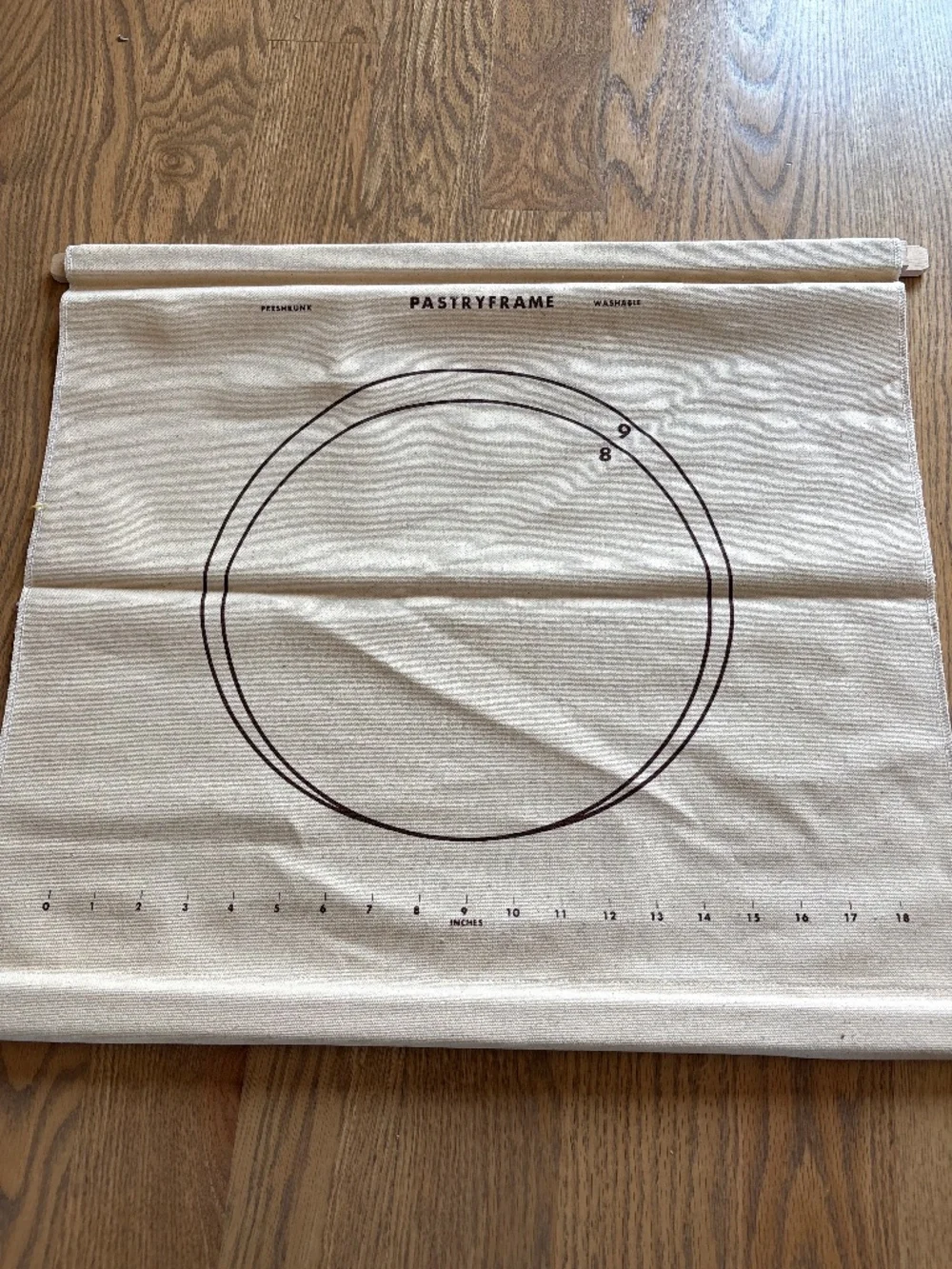 Mrs. Anderson’s washable pastry frame measuring cloth